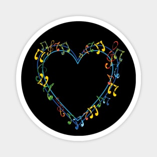 Heart Note - Art Of Music Magnet